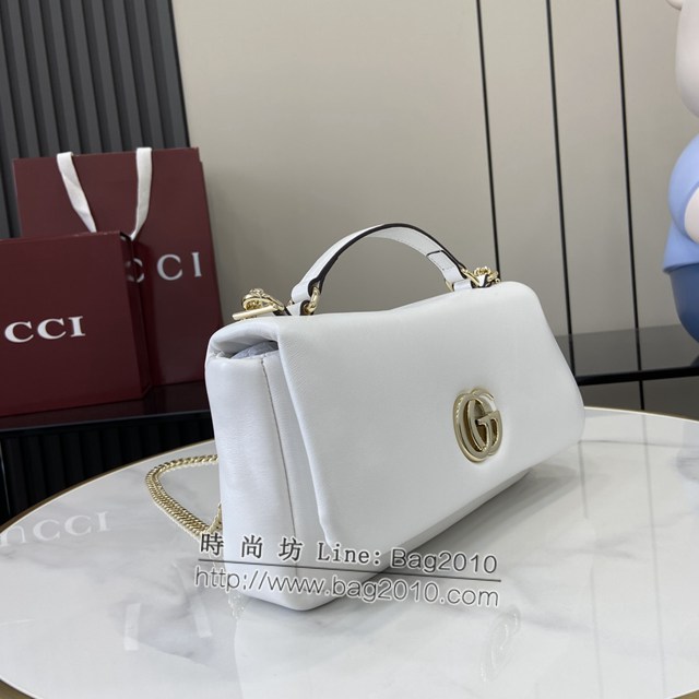 Gucci專櫃古馳最新款Milano系列小號手提包鏈條女包 jh2381型號：806016